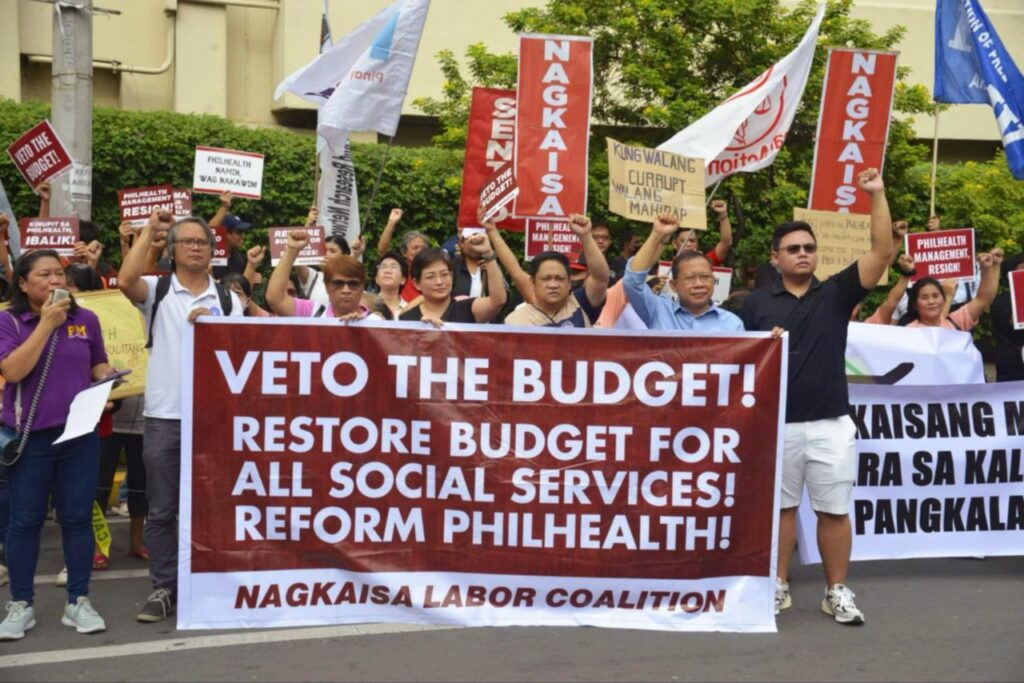 Pagsibak kay Herbosa at pagbalik ng Philhealth subsidy sigaw ng labor at health workers