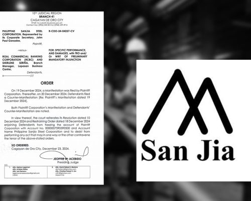 Court Orders RCBC to Unfreeze Philippine Sanjia Steel Corporation Account